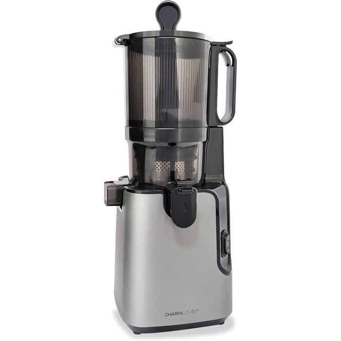 Charmline Slow Juicer: повільний соковитискач для фруктів та овочів, 1,8л, легке очищення