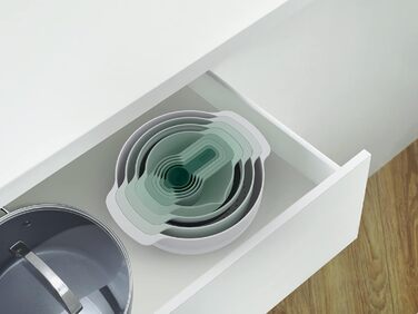 Joseph Joseph Nest 9 Plus: 9-Piece Кухонний Набір, Салатовий Колір, Пластик