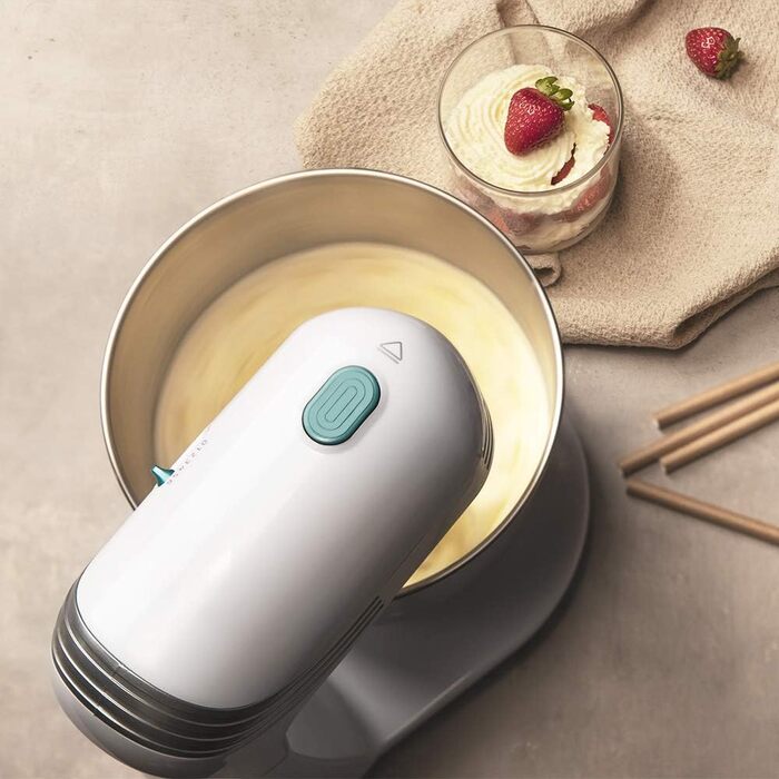 Кухонний комбайн Cecotec Cecomixer 250W з нержавіючої сталі, 3л, 5 функцій, 6 швидкостей, білий