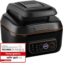 Фритюрниця Russell Hobbs SatisFry XL 5.5л з Rapid Air: гриль, мультиварка, повільне приготування, випікання