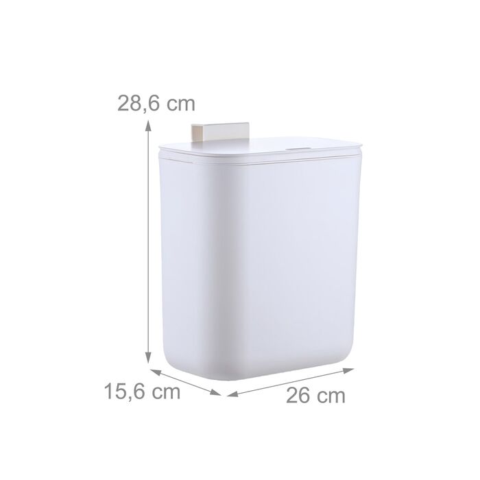 Відро для сміття Relaxdays для підвішування, 9 л