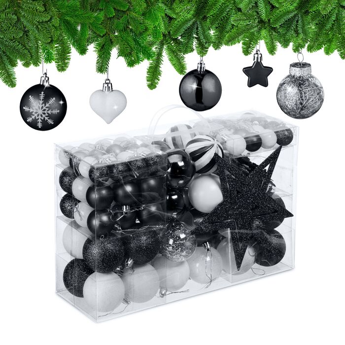 Набір новорічних кулічок Relaxdays (101 шт.)