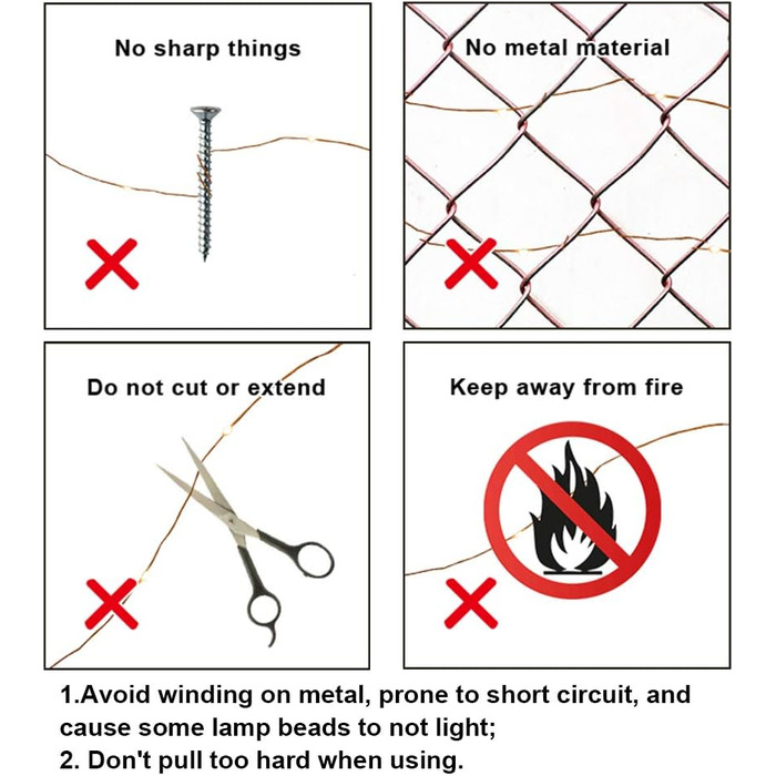 LED гірлянда для дому та саду 50м, 500 LED, мідний дріт, зірковий ефект, димування, пульт, вологостійка, для декору, на Новий Рік