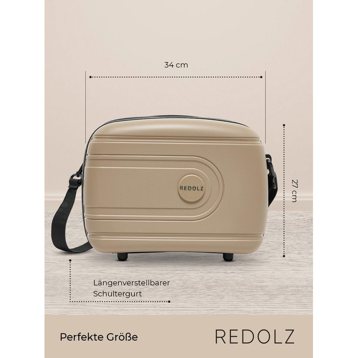 Чохол жорсткий REDOLZ XL 77см Поліпропілен 4 Подвійні котушки та TSA Основи 11