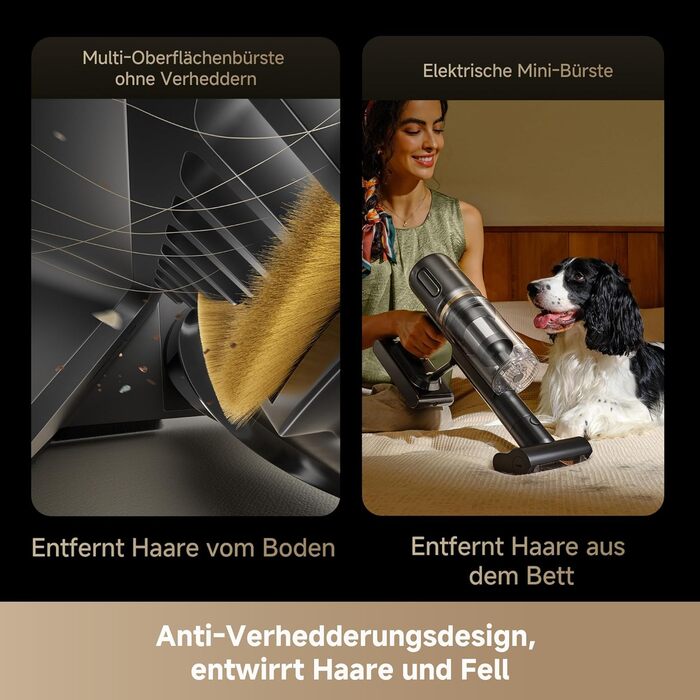 Dreame бездротовий пилосос V20: для твердих підлог та килимів, 24000PA, 90 хв роботи, фільтрація 99.99%, видалення шерсті тварин