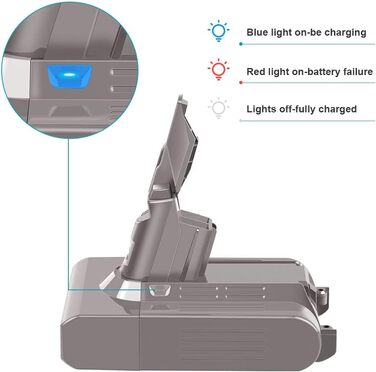 Літій-іонний акумулятор ASUNCELL V7 4600 мАг 21,6 В для Dyson V7 Trigger/Fluffy/Tier/АвтомобільБагажник/Absolute/HEPA