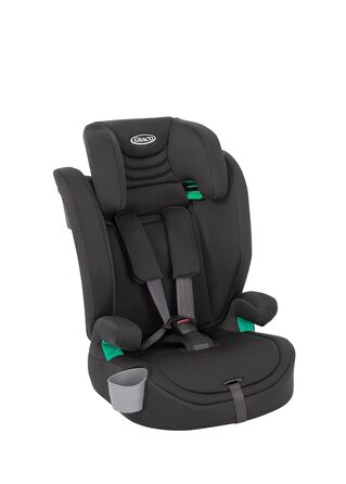 Автокрісло Graco Eldura™ R129 для дітей 15 місяців - 12 років (76-150 см), чорний колір, захист від бічного удару