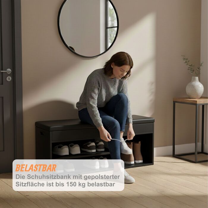 Сховище для взуття Relaxdays з місцем для зберігання