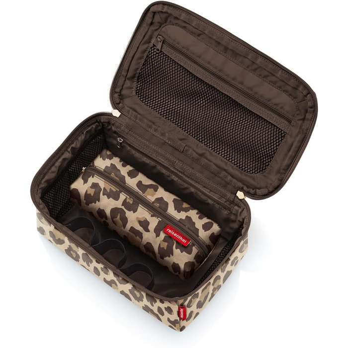 Набір Reisenthel Beautycase: косметичка та прямокутна сумочка для свят, 17 x 18 x 17 см + 21 x 8 x 4 см, Leo Macchiato