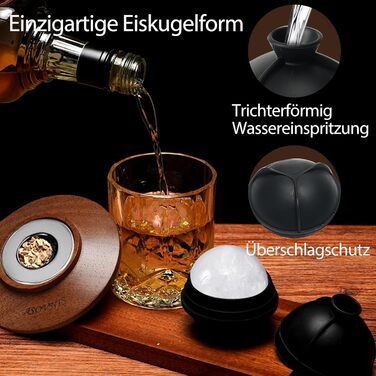 Набір для копчення віскі з факелом, 6 смаків, тріски, 2 склянки, 6 контейнерів для віскі, набір для коктейлів, набір для копчення напоїв, подарунок на день народження для Бурбон-віскі для чоловіків (без бутану)