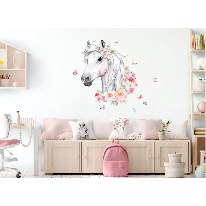 Наклейка на стіну для дитячої кімнати DEKO KINDERZIMMER DK1046-4 з конем