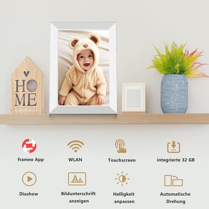 Frameo: Цифровий фоторамка 10.1