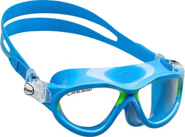 Дитячі плавальні окуляри Cressi (7/15 років - Cobra Kid, Світло-блакитний / лаймовий)