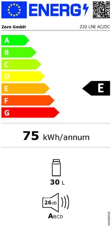 Електричний охолоджувач Zorn Z32 I Ємність 30 л I 12/230V Легковий автомобіль, вантажівка, кемпінг, розетка