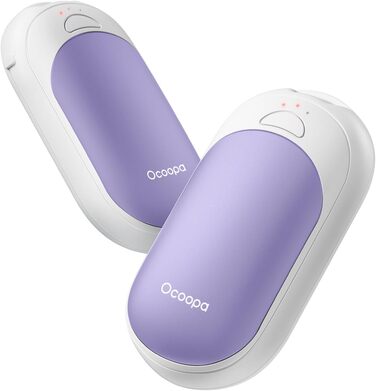 Електричні грілки для рук OCOOPA 2 шт. з магнітною фіксацією, 5000mAh, 3 режими нагріву, компактні, для рукавичок, зими, подарунок