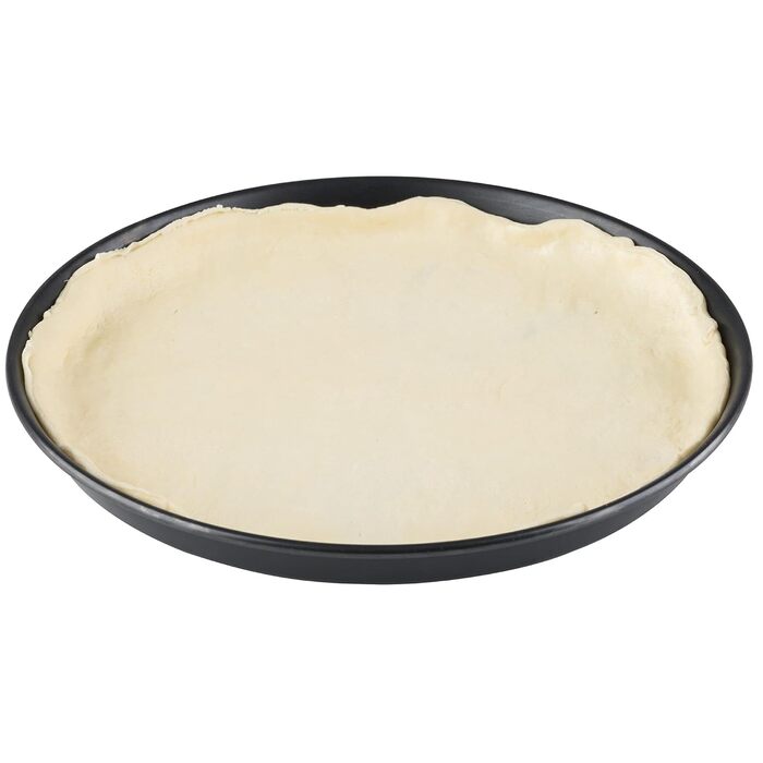Форма для піци APS кругла Ø 26/24,3 x 2,5 см - синій метал, без покриття, міцна, для професійного випікання піци (60 символів)