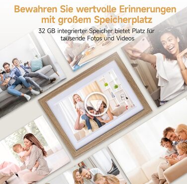 Роллеї Smart Frame WiFi 1010: Цифровий фоторубіж з Wi-Fi, 10,1