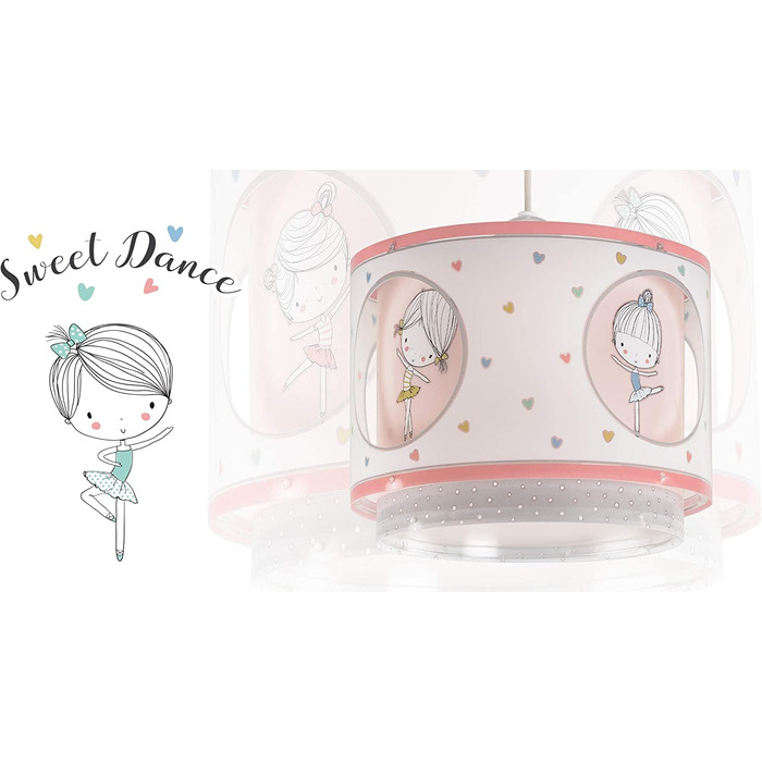Дитяча настільна лампа Dalber з малюнком балерини