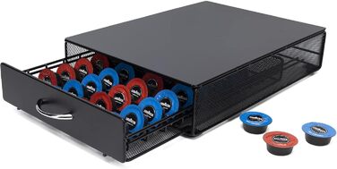 Тримач для капсул кави сумісний з Tchibo Cafissimo, Nespresso Vertuo, K-fee, ALDI Expressi, Lavazza Kapseln. Універсальний органайзер для 40 капсул