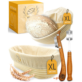 Набір для заквашування хліба Krustenzauber: 2 гнізда для бродіння, 600 мл закваски, аксесуари для випічки