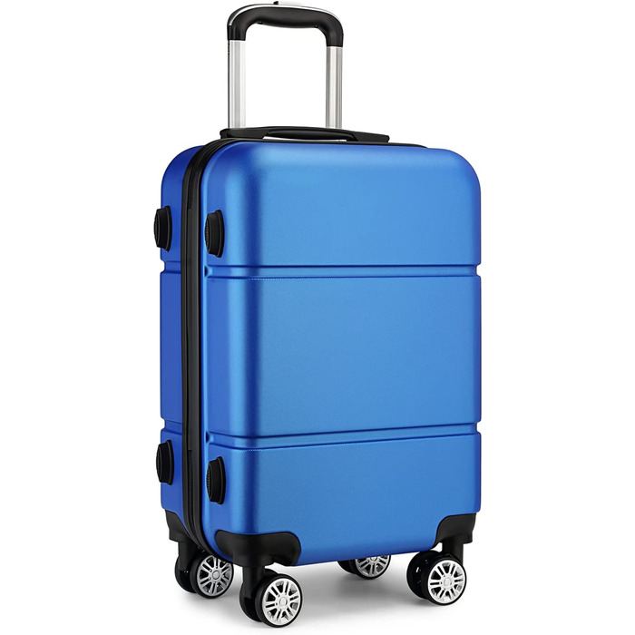Валіза ручної поклажі KONO 55x38x22 см, 33 літри, ABS, Marineblau