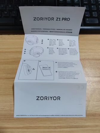 Бездротові Hi-Fi навушники ZORIYOR Z1 PRO ANC, Bluetooth 5.3, акумулятор 70 год, ENC, IPX4 (бежевий)