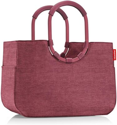 Сумка Reisenthel Loopshopper L – містка та водонепроникна сумка з перероблених PET-пляшок, золото (Twist Maroon)