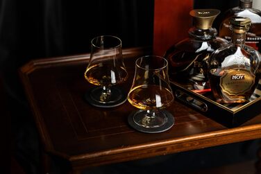 Набір келихів для коньяку, бренді та арманьяку GLASSIQUE CADEAU 440 мл (2 шт.) | Кришталь, безпечно миються в посудомийній машині | Келихи для коньяку в подарунковій коробці