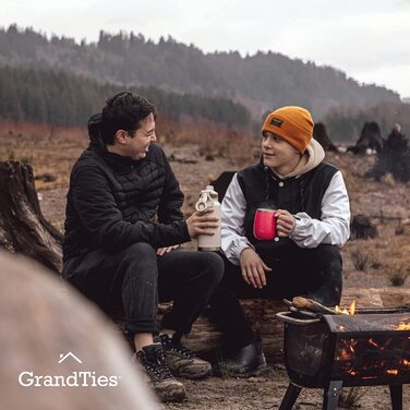 Термокружка Grandties з кришкою-ковзанням та ручкою, 480 мл. Зручна термокружка To Go з подвійних стінок з нержавіючої сталі. Утримує гарячі та холодні напої. Колір: журавлина