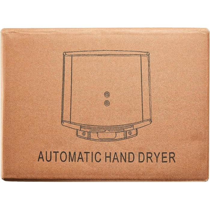 Електричний автоматичний сушар для рук настінний, 1200W (білий)