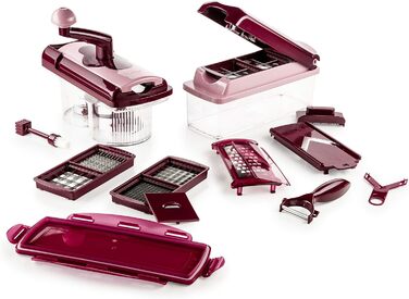 Набір для нарізки овочів Genius Nicer Dicer Fusion Smart Julietti Mint Green, 16 частин