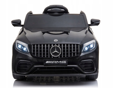 Дитячий електромобіль Mercedes GLC 63S 4x4 з пультом керування, м'якими колесами EVA, шкіряним сидінням та USB