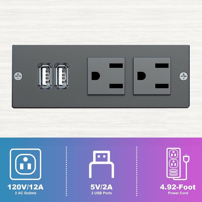 Регульований підставка для комп'ютера з зарядкою та USB-портом, 2-ярусна, для ATX корпусів, мобільна, з фіксуючими колесами, для більшості ПК (білий, 63.5 см)
