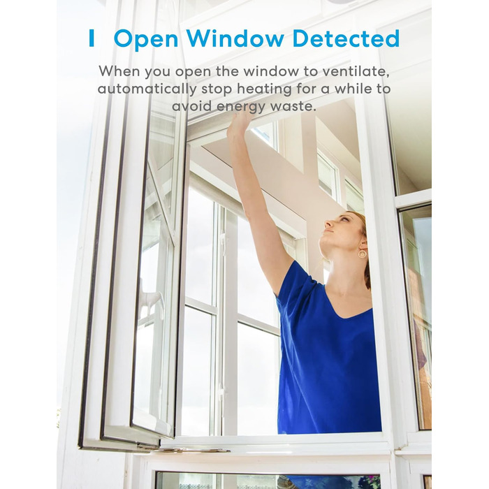 Meross Matter Термостат для радіатора Wi-Fi з підтримкою HomeKit, Alexa та Google Assistant (Додатковий блок)