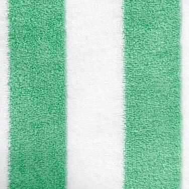 Пляжний рушник в смужку (бірюзово-зелений, 2 упаковки)