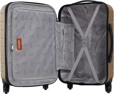 Набір валіз Wrangler Smart з тримачем для напоїв та USB-портом, 2 шт. (дерев'яний дрон)