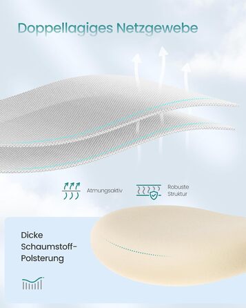 Офісний стіл SONGMICS, ергономічне крісло, комп'ютерне крісло, регульована поперекова та підголовна підтримка, до 150 кг, регульована висота, Taubengrau (сірий голуб) OBN066GD01