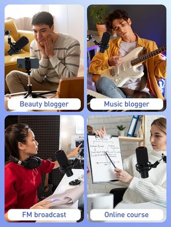 Стійка для мікрофона HyperX QuadCast з поп-фільтром та тримачем YOUSHARES для QuadCast S, Blue Yeti, Razer Seiren Mini V3