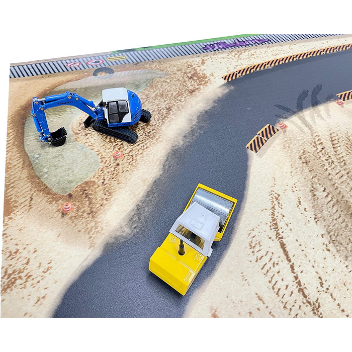 Ігровий килимок у вигляді будівельного майданчика (за аналогією з ігровим килимком) / SM20 ігровий килимок для дитячої кімнати / ідеальний аксесуар до ігрових персонажів