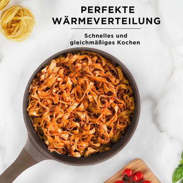 Набір каструль та сковорідок KASANOVA з антипригарним покриттям, індукційне дно, 7 предметів