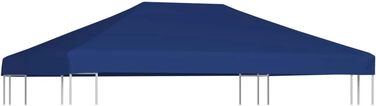 Накриття для альтанки 310 г/м 4x3м Синій змінний дах Шатро Брезентовий дах