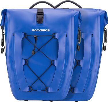 Багажна сумка ROCKBROS для багажника 25L-32L 103 водонепроникні задні кофри з ручкою для перенесення (сині*2)