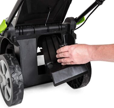 Електричний газонокосарка Murray LE320E 2-в-1: 1200W, ширина 32 см, об'єм травоспікача 27 л, для невеликих газонів, ергономічна ручка, захист від перевантаження