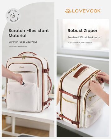 Чорний дорожній рюкзак OVEVOOK для ноутбука 17.3