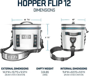 Сумка-холодильник YETI Hopper Flip 8, портативна, ізольована, колір Wetlands Brown