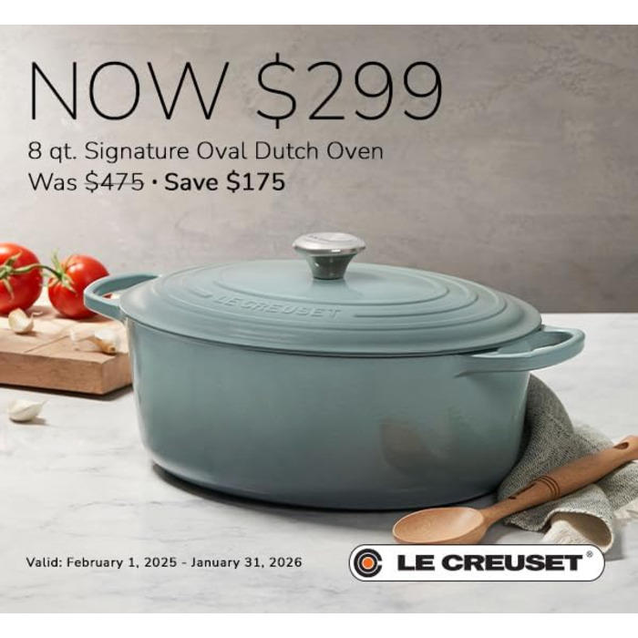 Le Creuset Signature Чавунний Бражульник з кришкою, 33 см, овальний, 7.5 л, для всіх типів плит, включаючи індукцію, чорний матовий