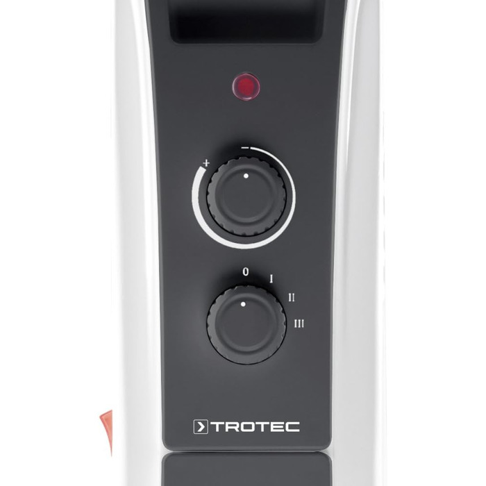 Радіатор TROTEC TRH 22 E 800/1200/2400 Вт, 9 ребер, турбовентилятор, для приміщень 25 м/60 м