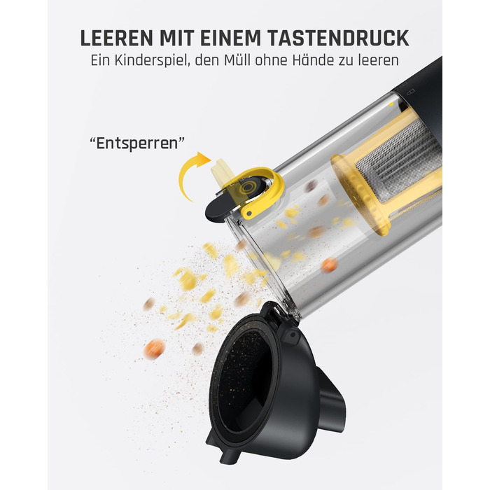 Бездротовий автомобільний пилосос Fanttik Slim V10 Mix 4-в-1, потужність 16 кПа, з LED-дисплеєм та функцією обдуву для авто, офісу та клавіатур