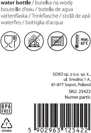 Пляшка для води MOMO WAY Wizarding World Harry Potter 1 літр, пляшка для води Tritan без бісфенолу А з контейнером для фруктів і засобом для чищення пляшок, смішні подарунки для чоловіків, жінок, дітей Гаррі Поттер (600 мл, Super Mama 600 мл рожевий)