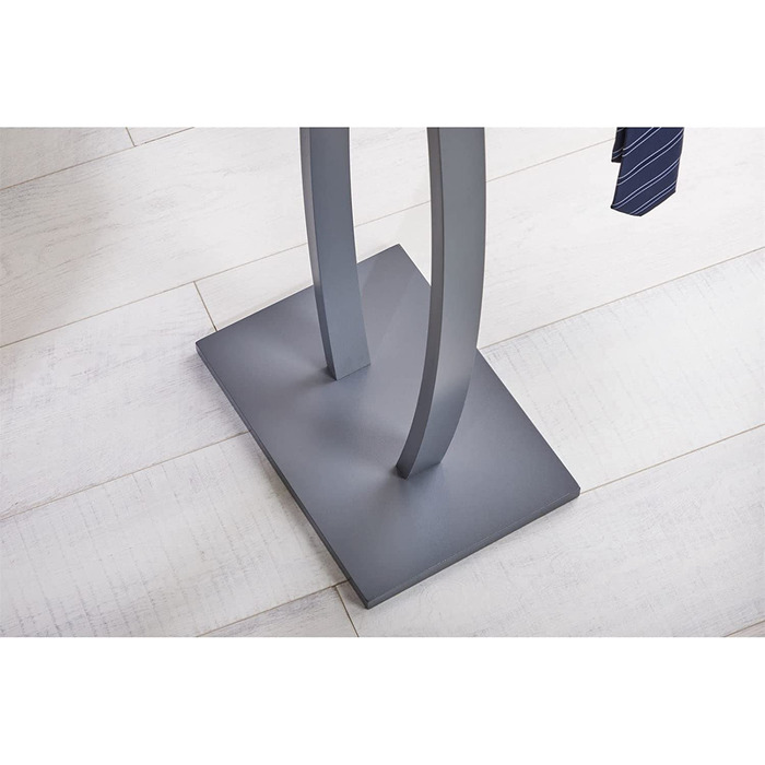 Сучасний органайзер для одягу з вішалкою для штанів та місцем для прикрас, білий (сірий)